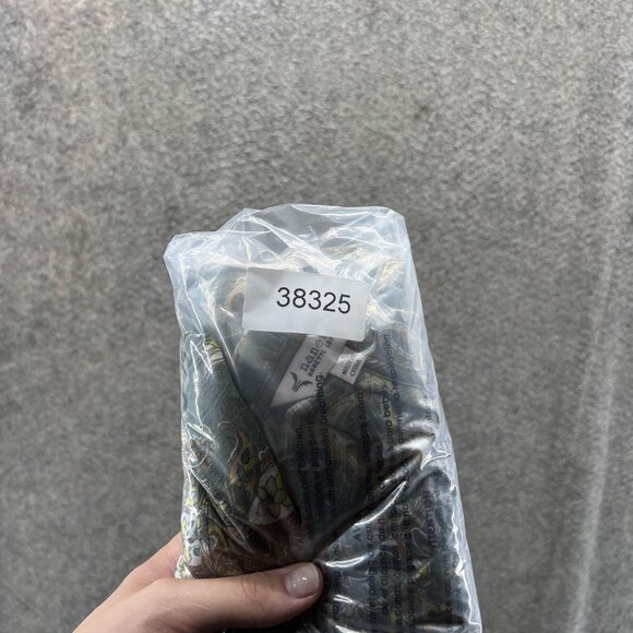 Nanette Lepore Blouse Womens Large Green Prairie Sage Ruffle Sleeve Paisley Top - Picture 12 of 12